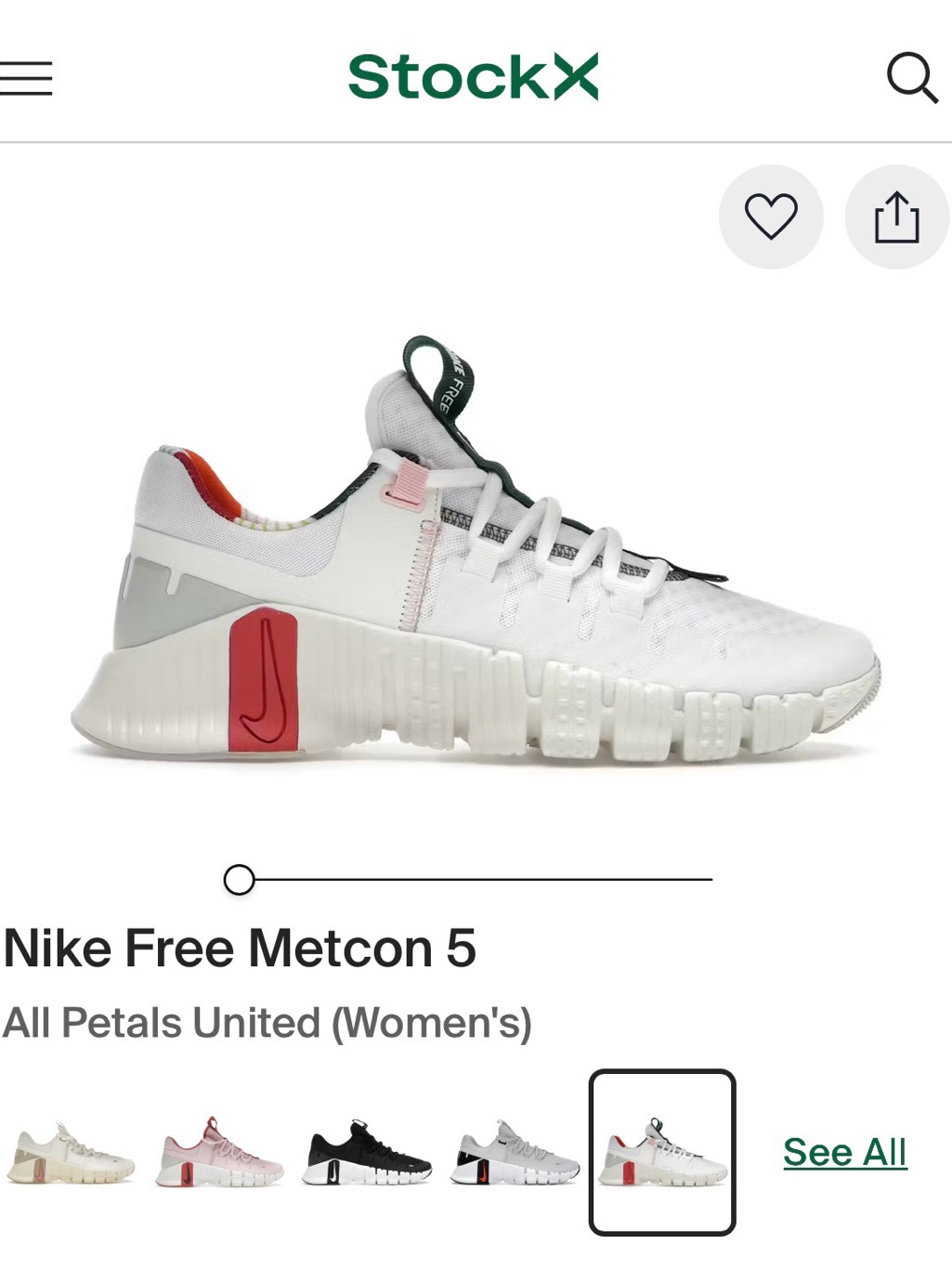 Nike All Petals United Women's Metcon 5